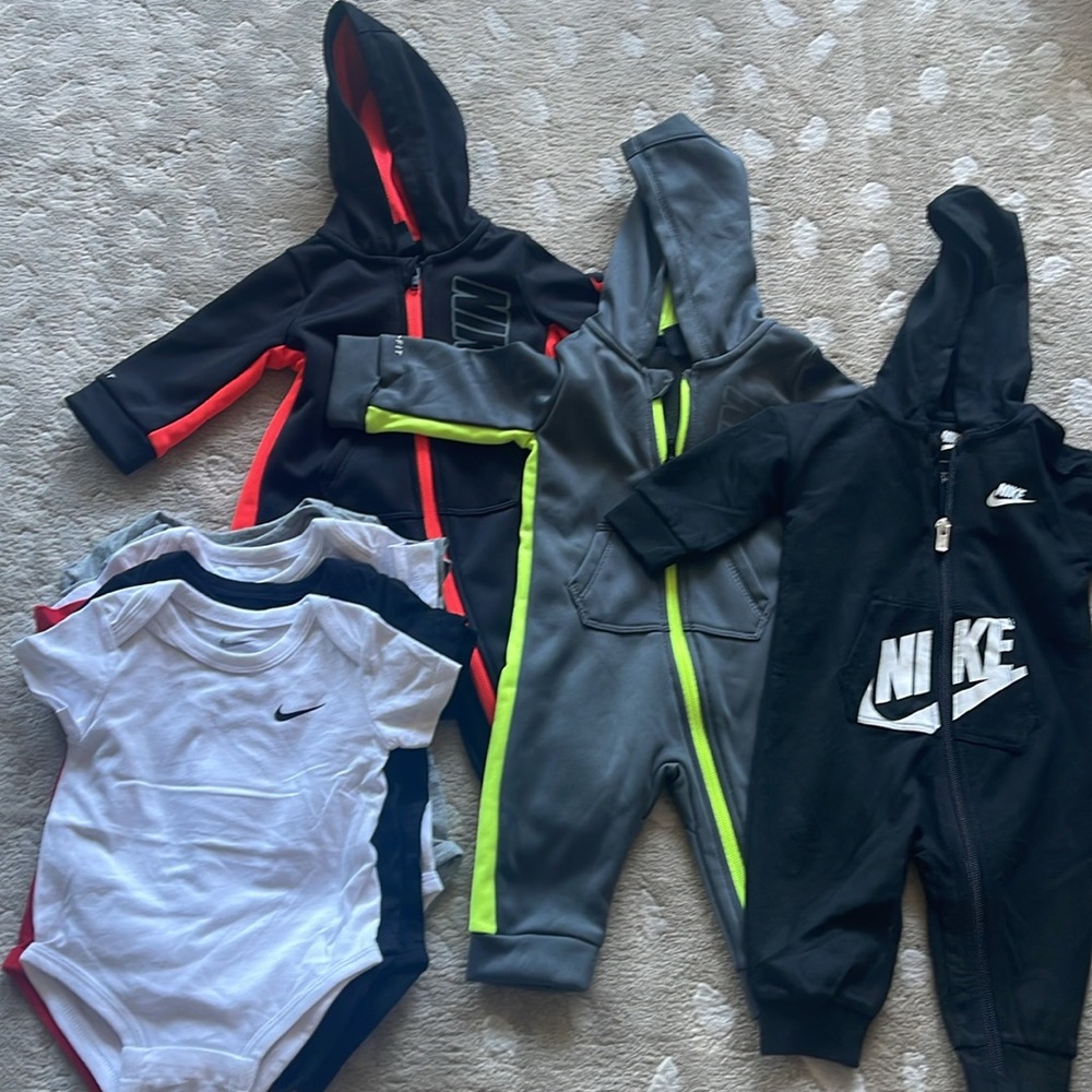 COPY - New Nike 6 Month Onesie Jumpsuit Bundle - 10 onesies
